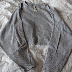 The Group by Babaton Mica Longsleeve Cropped Sweater